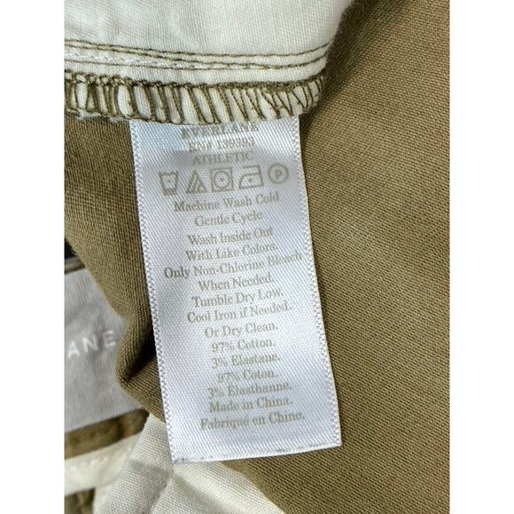 EVERLANE Men's Tan Midweight Athletic-Fit Chino Pants SZ 32X32 - Picture 12 of 12